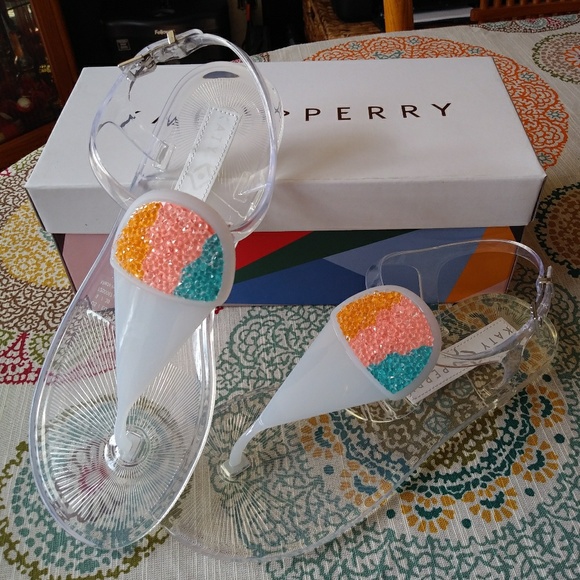 Katy Perry Collections Shoes - NWT Katy Perry Kiki Sandals in Clear